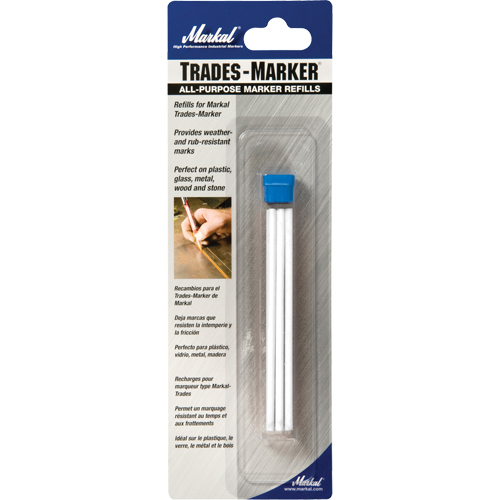 Trades Marker&reg; All Purpose Marker, White Les Distributions ICE