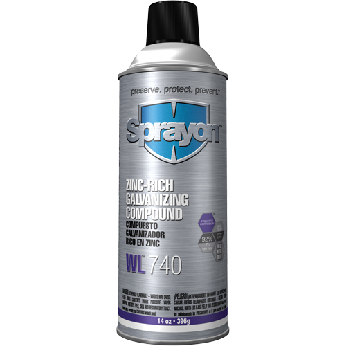 WL740 Zinc-Rich Galvanizing Compound, Aerosol Can Les Distributions ICE