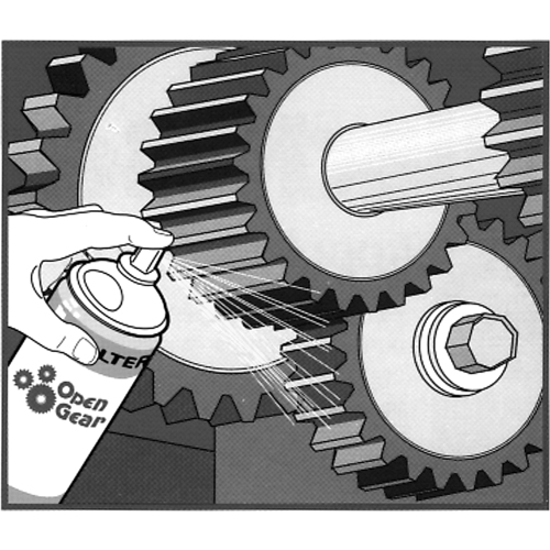 Lubrifiant OPEN GEAR, Canette a&eacute;rosol Les Distributions ICE