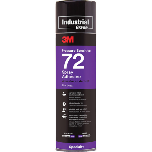 Adh&eacute;sifs autocollants 72, Bleu, Canette a&eacute;rosol Les Distributions ICE