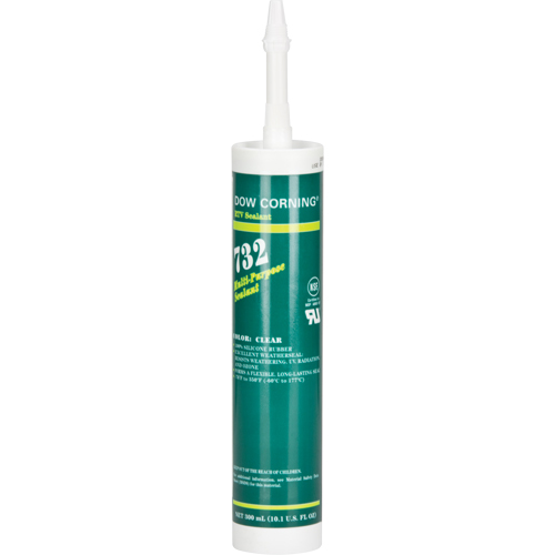 Scellant de silicone 732, Tube, Transparent Les Distributions ICE