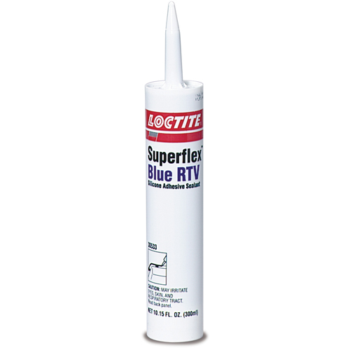 Superflex RTV Silicone Adhesive Sealant, Cartridge, Blue Les Distributions ICE
