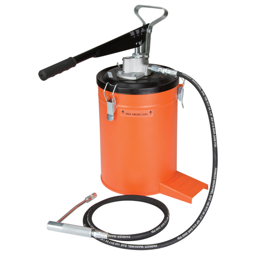 Graisseur avec seau, Acier Les Distributions ICE