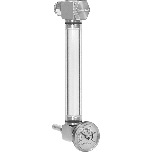 Round Nylon Liquid Level Gauge, Threaded, 5" L, 205°F (96.11° C) Les Distributions ICE