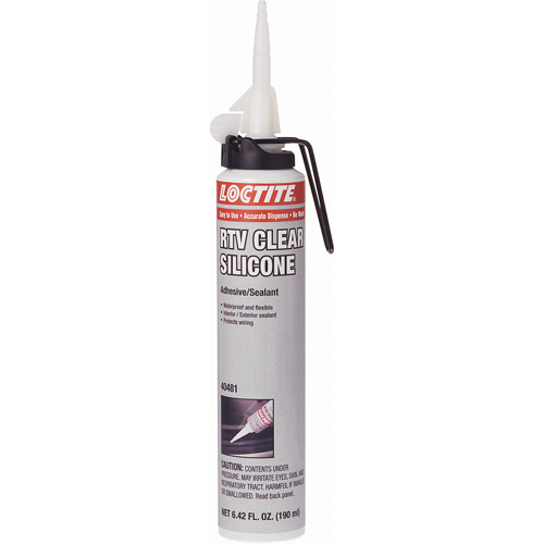 Superflex RTV Silicone Adhesive Sealant, Cartridge, Clear Les Distributions ICE