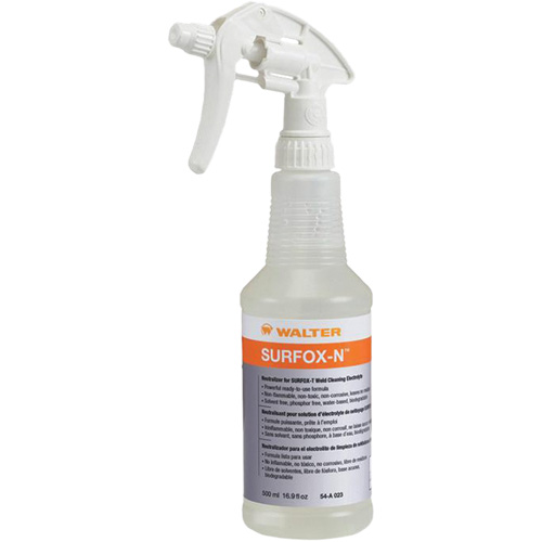 Nettoyant pour soudures SURFOX-N, Bouteille &agrave; g&acirc;chette Les Distributions ICE