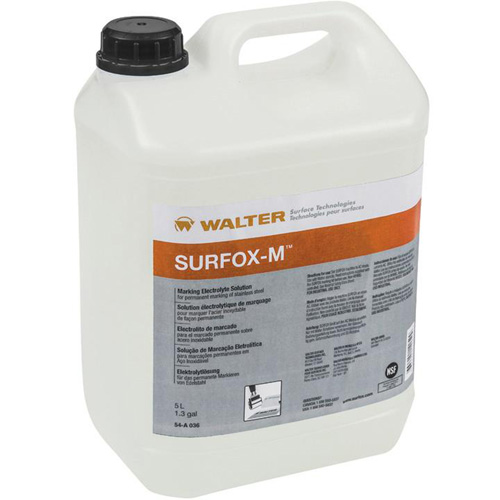 Solution &eacute;lectrolyte de marquage pour acier inoxydable SURFOX-M Les Distributions ICE