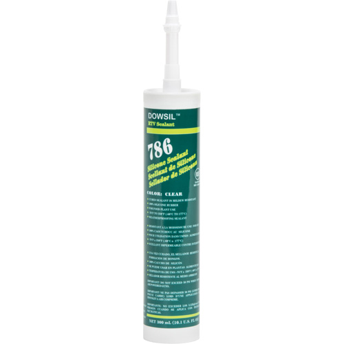 Silicone Sealant, 300 ml, Cartridge, Clear Les Distributions ICE