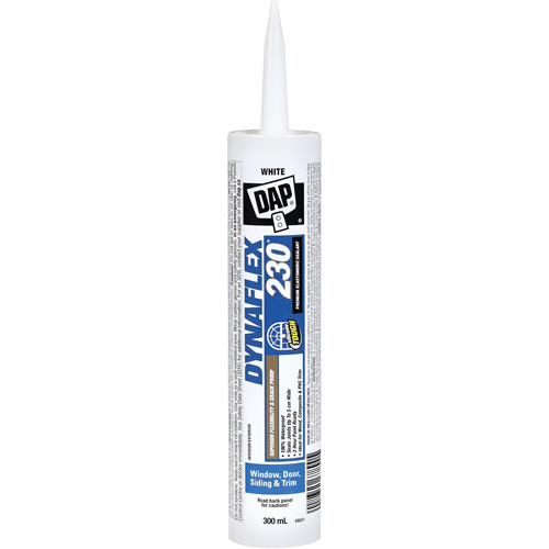 Scellant en &eacute;lastom&egrave;re de qualit&eacute; sup&eacute;rieure Dynaflex 230, 300 ml, Cartouche, Blanc Les Distributions ICE