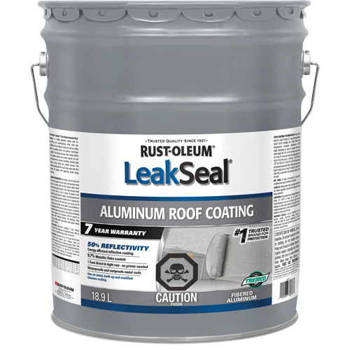 Rev&ecirc;tement de toit en aluminium 7 ans LeakSeal Les Distributions ICE