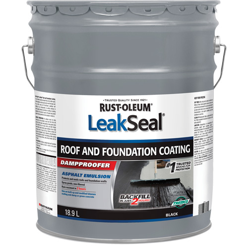 Rev&ecirc;tement de plancher et fondation LeakSeal Les Distributions ICE