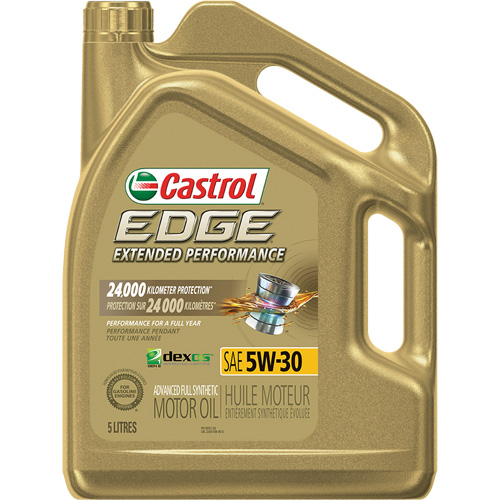Huile pour moteur performance prolong&eacute;e 5W-30 Edge, 5 L, Cruche Les Distributions ICE