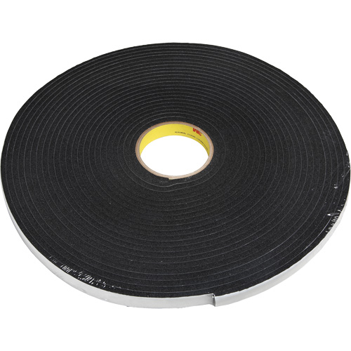 Double-Coated Foam Tape, 33 m (108') L x 12.7 mm (1/2") W, 62 mils, Polyethylene Les Distributions ICE