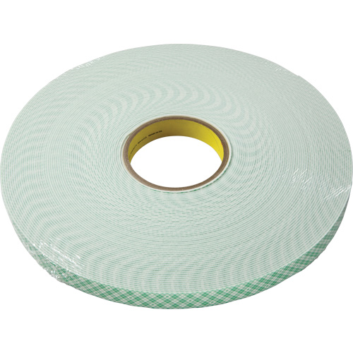 Double-Coated Foam Tape, 33 m (108') L x 18 mm (3/4") W, 62.5 mils, Urethane Les Distributions ICE