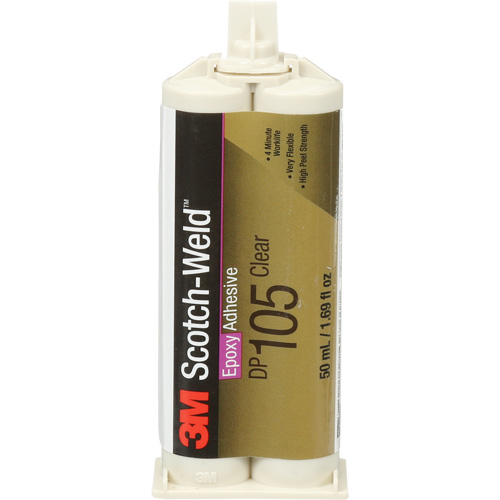 Scotch-Weld Adhesive, 1.7 fl. oz., Cartridge, Two-Part, Translucent Les Distributions ICE