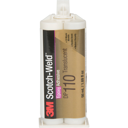 Scotch-Weld Adhesive, 1.64 fl. oz., Dual Cartridge, Two-Part, Clear Les Distributions ICE