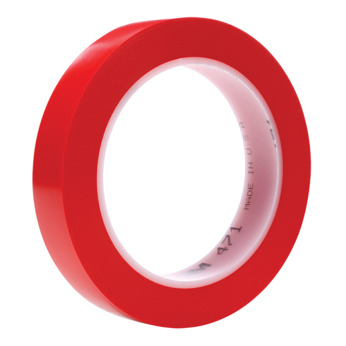 471 Vinyl Tape, 19 mm (3/4") W x 32.9 m (108') L, 5.3 mils, Red Les Distributions ICE