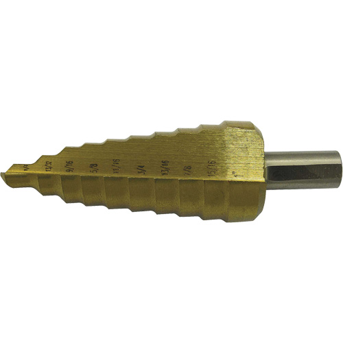 Foret &eacute;tag&eacute; &agrave; 10 &eacute;tages de qualit&eacute; sup&eacute;rieure Jet-Kut, 1/4" - 1", Incr&eacute;ments de 1/32", Acier rapide Les Distributions ICE