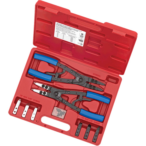 SRP-10S Jeu de pinces &agrave; cliquet pour anneau &eacute;lastique pour usage intensif, 10 Morcea Les Distributions ICE