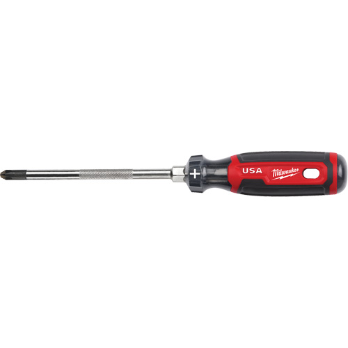 Phillips Screwdriver, #3 Tip, Round, 279 mm L, Cushion Grip Handle Les Distributions ICE