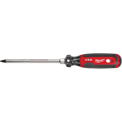 Square Screwdriver, #3 Tip, Round, 279 mm L, Cushion Grip Handle Les Distributions ICE
