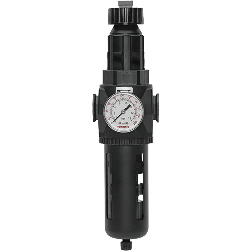 Modulair 400 Filter/Regulator with Manual Drain, 3/4" NPT, 200 psi, 9.1 fl. oz. Capacity Les Distributions ICE