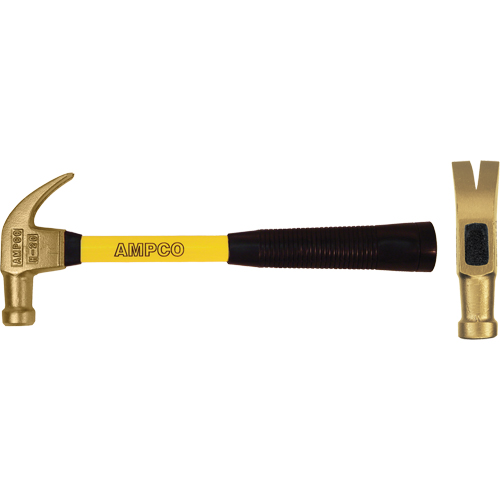 Curved-Claw Nail Hammer, 1 lbs. Head Weight, 14" L Les Distributions ICE