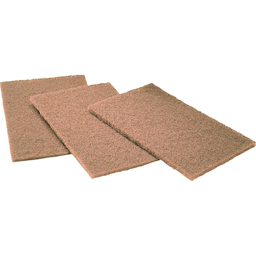 Tampons manuels Scotch-Brite, Oxyde d'aluminium, 6" x 9", Grain Cors&eacute; Les Distributions ICE