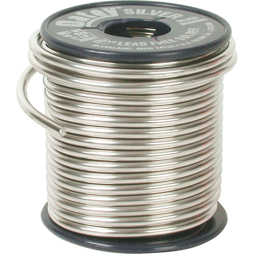 Plumbing Solder, Lead-Free, 60-100% Tin 1-5% Bismuth 1-5% Copper 1-5% Silver, Solid Core, 0.117" Dia. Les Distributions ICE