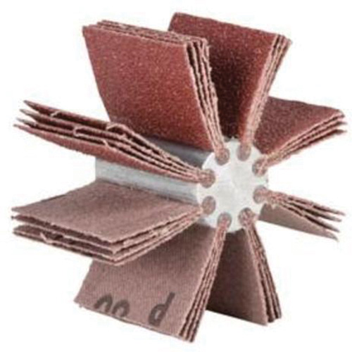 Plain Flap B-815 Bore Polisher, Aluminum Oxide, 60 Grit, 3-3/4" x 1-1/2" Les Distributions ICE