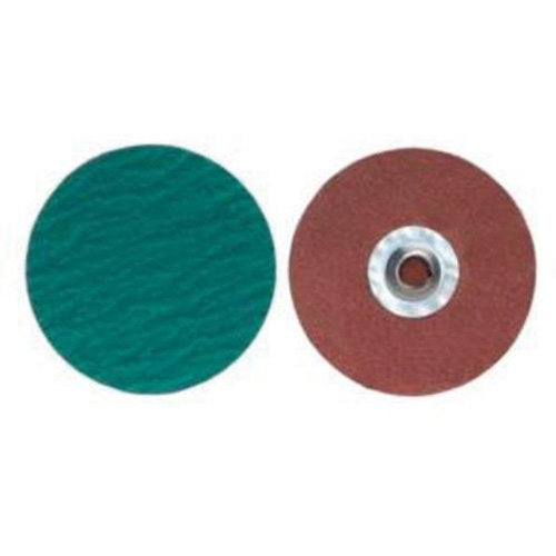 Quick-Change Cloth Disc, 4" Dia., 36 Grit, Zirconium Les Distributions ICE