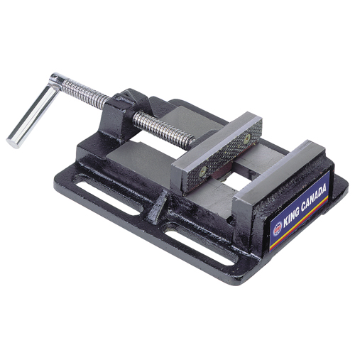 Drill Press Vise, 5" Jaw Width, Bench Mount Base Les Distributions ICE