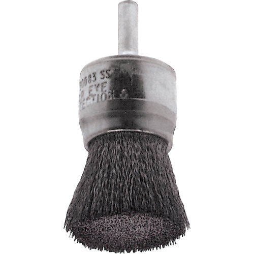Crimped Wire End Brushes, 1/2", 0.0104" Fill, 1/4" Shank Les Distributions ICE
