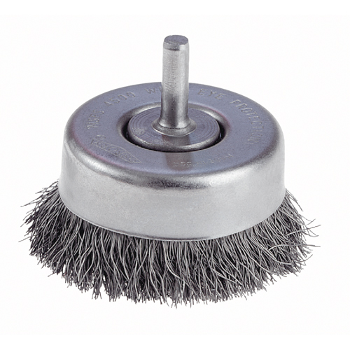 Crimped Wire Cup Brushes with 1/4" Shank - Light Duty Les Distributions ICE
