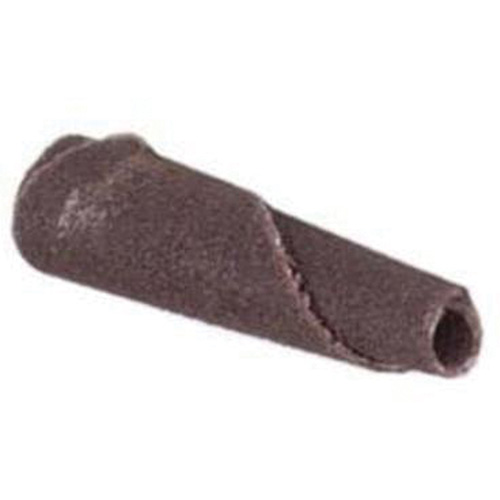 Cartouche de bande abrasive conique ALO, 240 Grain, 3/16" dia., Oxyde d'aluminium, 1" lo, 1/8" Dimension de l'arbre Les Distributions ICE