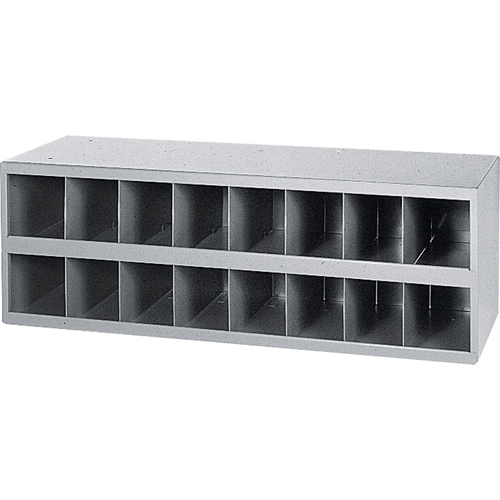 Armoires pour bacs de rangement en acier, 33-3/4" la x 12" p x 11-1/2" h, Gris Les Distributions ICE