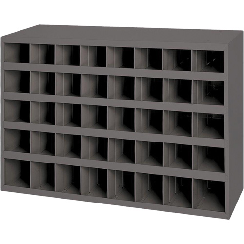 Armoires pour bacs de rangement en acier, 33-3/4" la x 8-1/2" p x 22-1/4" h, Gris Les Distributions ICE