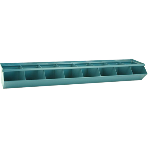 Sectional Bin Units, 100 lbs. Cap., 37" W x 8" D x 4-1/2" H, Blue Les Distributions ICE