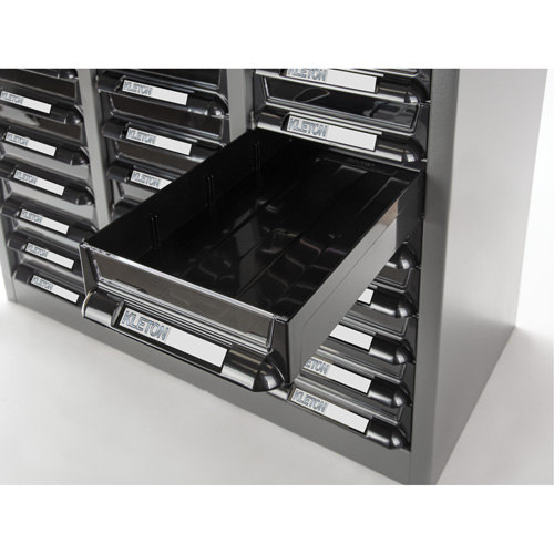 Casiers pour pi&egrave;ces KPC-300, Acier galvanis&eacute;, 60 tiroirs, 21-3/10" x 10-2/5" x 36-9/10", Gris Les Distributions ICE