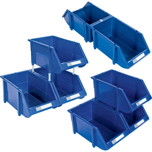 Bac empilable & &agrave; suspendre, 11-13/16" la, 7" h x 17-11/16" p, Bleu Les Distributions ICE