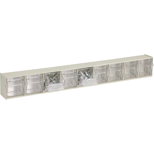 Syst&egrave;me de casiers modulaires Tip-Out, 23-5/8" la x 2-1/2" p x 3-1/8" h, 9 tiroirs Les Distributions ICE