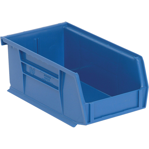 Bacs ultra empilable & suspendable, 4-1/8" la, 3" h x 7-3/8" p, Bleu Les Distributions ICE
