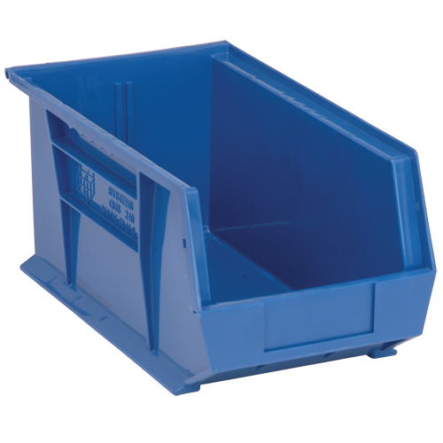 Ultra Stack & Hang Bin, 8-1/4" W x 7" H x 14-3/4" D, Blue Les Distributions ICE