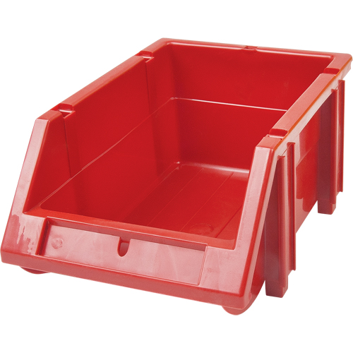 Stack & Hang Bin, 5-7/8" W x 4-11/16" H x 9-13/16" D, Red Les Distributions ICE