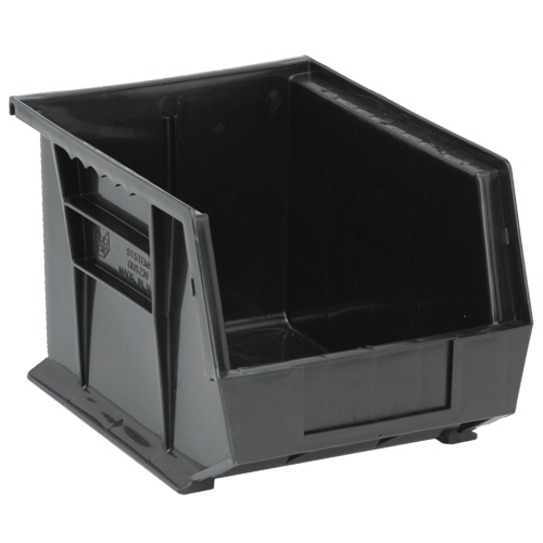 Bacs ultra empilable & suspendable, 8-1/4" la, 7" h x 10-3/4" p, Noir Les Distributions ICE