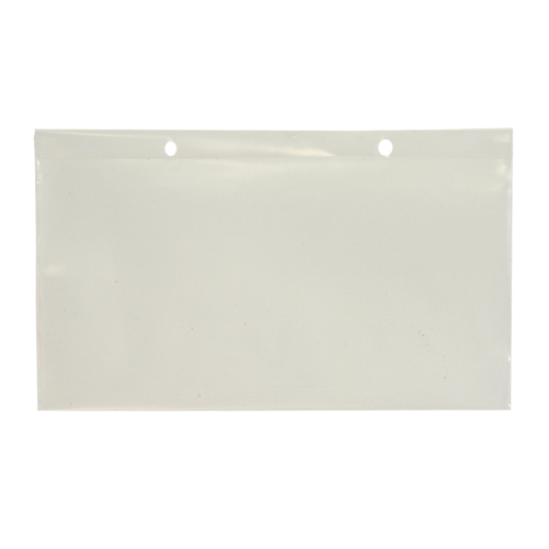 Clear Label Holder, Snap-On, 5" L x 8" W Les Distributions ICE