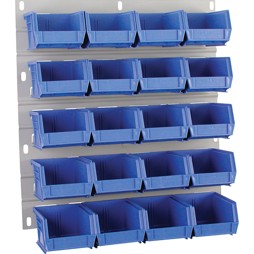 Hanging Panel, 20 Bins, 18" W x 1" D x 19" H Les Distributions ICE