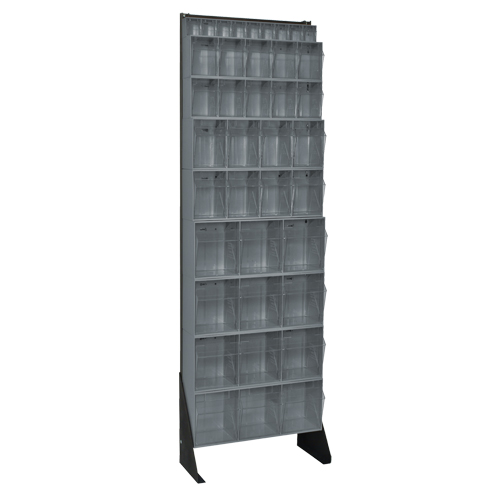 Tip-Out Bins Stand, 23-5/8" W x 8" D x 75" H, 36 Drawers Les Distributions ICE