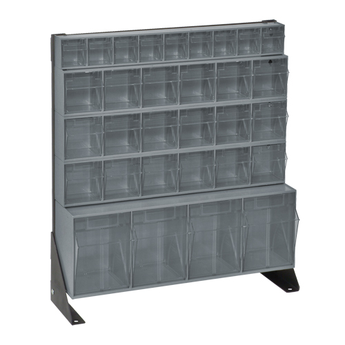 Support pour bacs basculants, 23-5/8" la x 8" p x 28" h, 31 tiroirs Les Distributions ICE