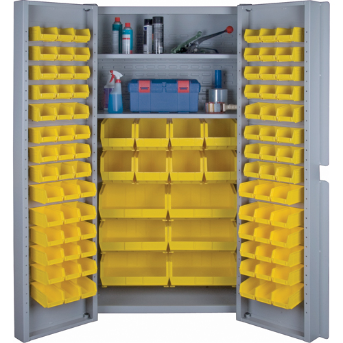 Armoires &agrave; combinaison &agrave; portes creuses, 38" la x 24" p x 72" h, Gris Les Distributions ICE